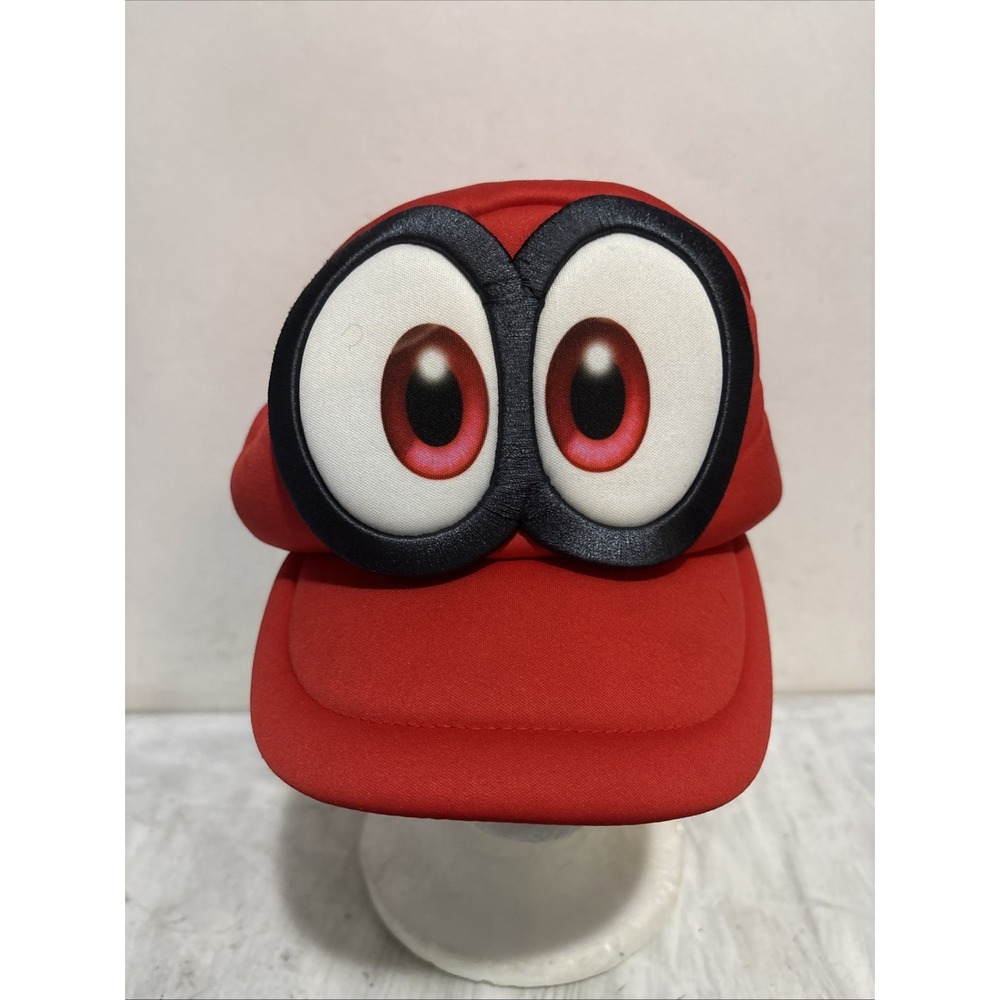 Nintendo Super Mario Odyssey Cappy Novelty Adult OSFM Red Hat 2017 Rare